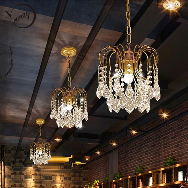 

retro vintage black/golden color large american style crystal chandeliers modern e14/e27 lustre lamp for hardware living room