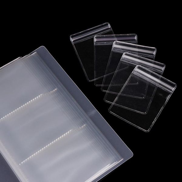 

storage bags transparent jewelry book zip-lock bag reclosable