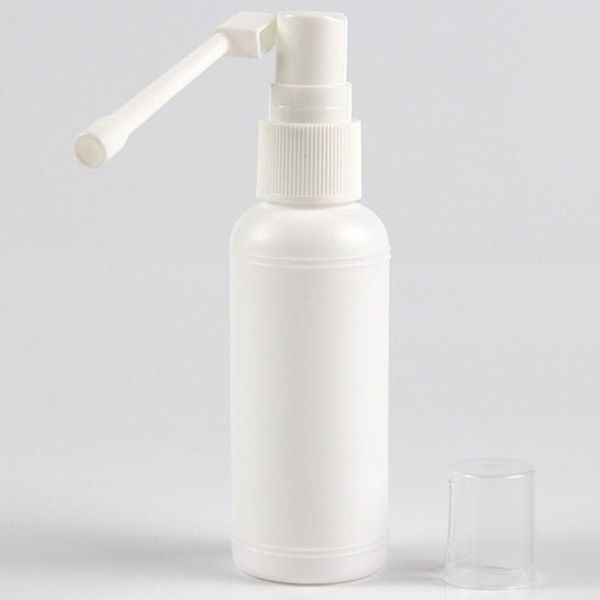 

storage bottles & jars 10 pcs 20ml portable nasal sprayer bottle rhinitis refillable fine mist empty spray (white)