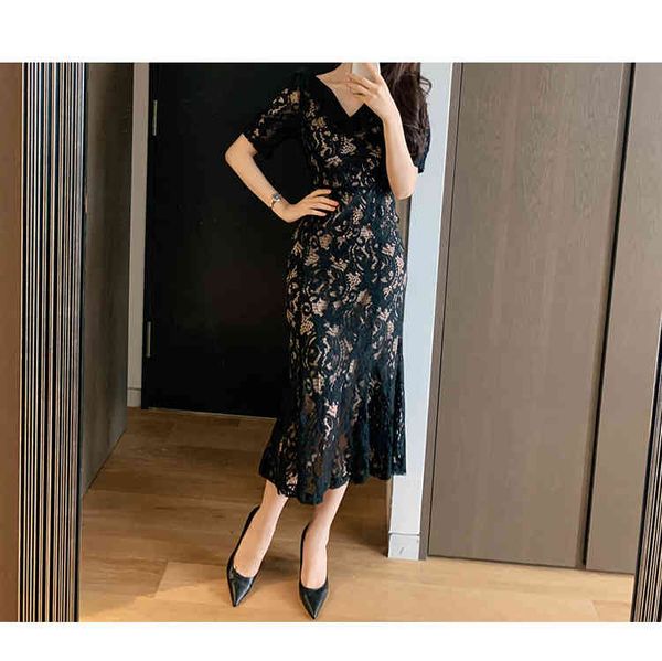

casual dresses runway spring women mesh lace embroidered flower dress fashion ladies long party vestido clothes 8k54, Black;gray
