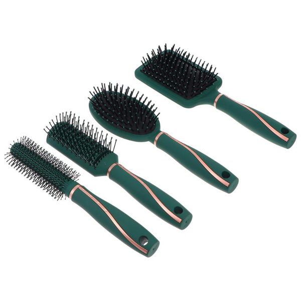 

hair brushes 1 set of 4pcs anti static combs styling, Silver