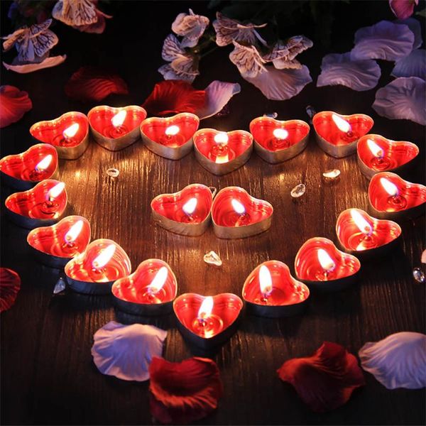 

candle holders home decor romantic love wedding party heart shaped scented candles decoration accessories