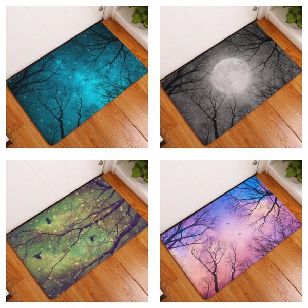

glowworm bird flying night sky branches bath household rug bedroom living room home decor carpets