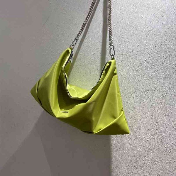 

women luxurys designers bags 2021 lazy wind chain nylon large capacity summer commuter simple designer handbag handbags totes crossbody bag