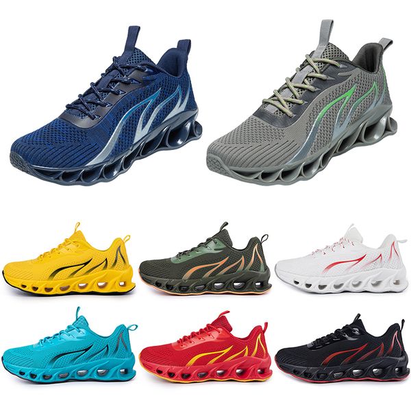 

2021 men running shoes triple black white fashion mens women trendy trainer sky-blue fire-red yellow breathable casual sports outdoor sneake
