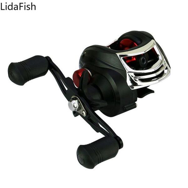 

metal spool baitcasting reel 8kg max drag 7.2:1 high speed gear ratio saltwater freshwater fishing wheel reels
