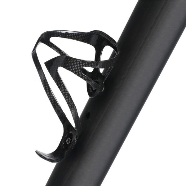 

water bottles & cages 2021 full carbon fiber bicycle bottle cage mtb road bike holder ultra light cycle equipment matte/light