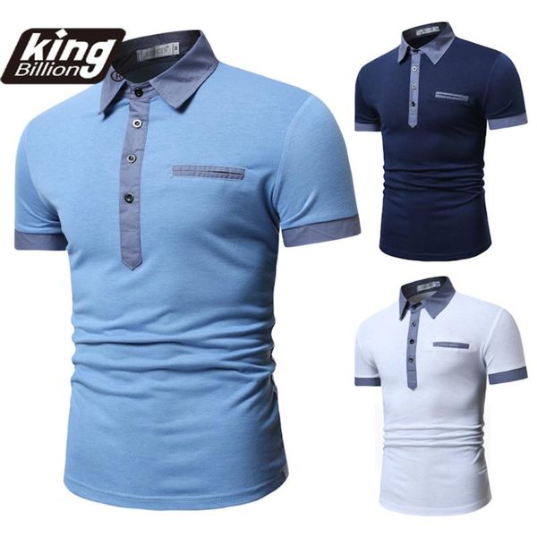 

men's polos 2021 kb men shirt short sleeve contrast color clothing summer streetwear casual fashion, White;black