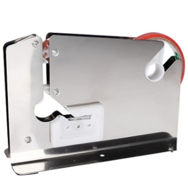 

stainless steel supermarket bag sealing machine packaging fruit shop packer portable tape cutter dispenser vacuum food