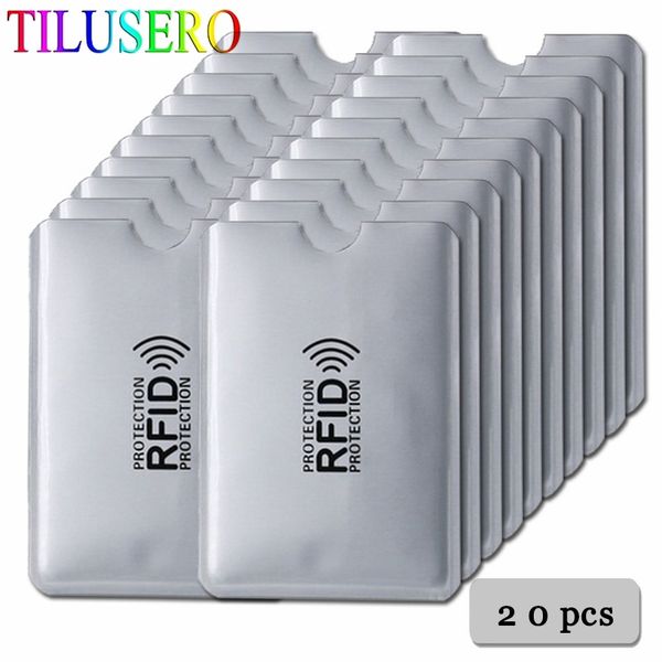 

card holders anti wallet blocking reader lock bank id bank protection metal 6*9.3cm, Brown;gray