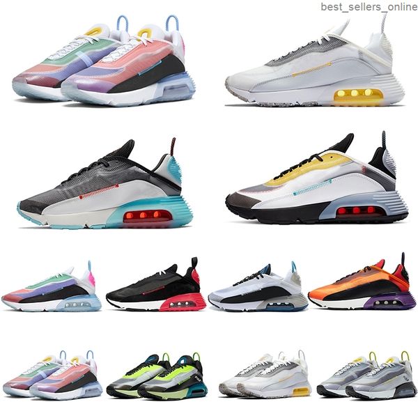 

2021 new 2090 women mens running shoes pure platinum be true triple white black laser blue cushions 2090s trainers sneakers