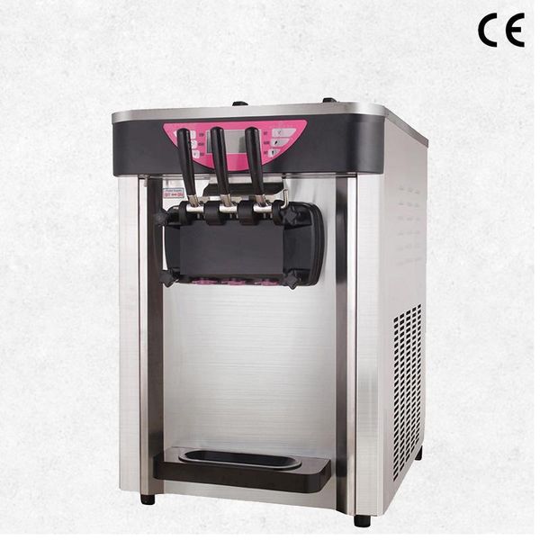 

ice cream making machine 18-22l/h three flavors deskcommercial soft small three-color 220v