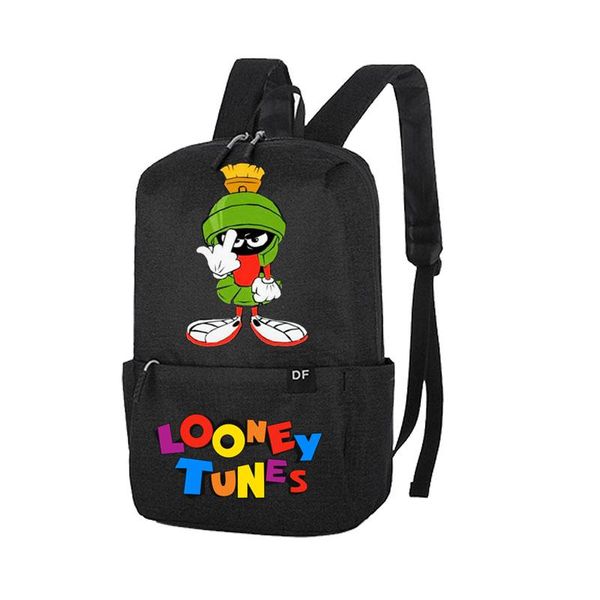 

backpack 2021 fashion looney tunes printed canvas student bag
