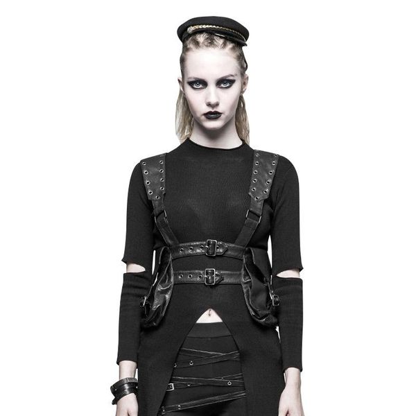 

backpack medieval vintage steampunk leg retro rock goth belt bag motorcycle vest