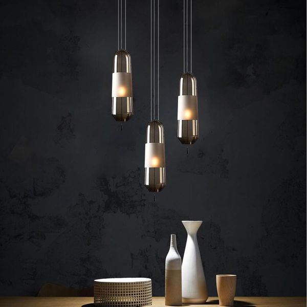 

pendant lamps nordic creative dining room chandelier simple personality art bedroom bedside light villa post-modern led desktop