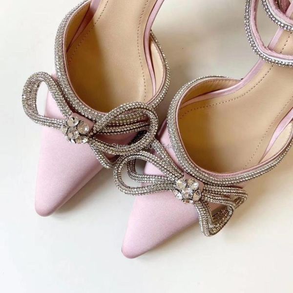 

fashion women sandals, high heels rhinestone pink black colour silk sandals