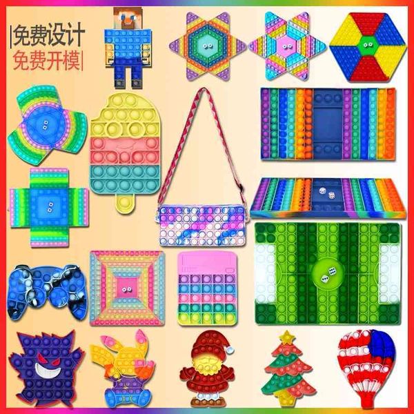 

new bag pop it bubble chessboard rat killing pioneer puzzle decompression toy