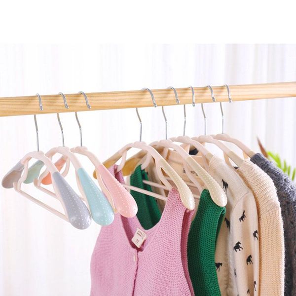 

clothing & wardrobe storage 5pcs plastic children clothes hanger creative household organizers fixed holder windproof buckle anti-slip dryin