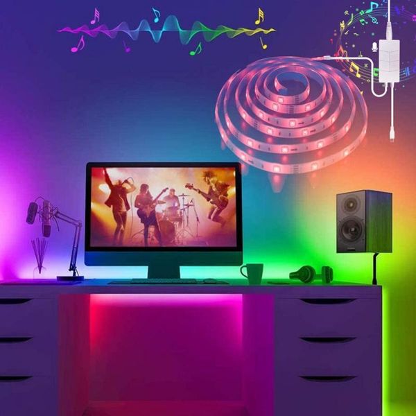 

party decoration 20m rgb diy colour option light strip tape led backlights kit home decor