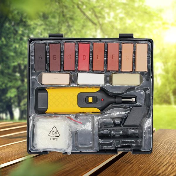 

power tool sets fix wax system chips scratches mending laminate floor workrepair kit furniture scratch