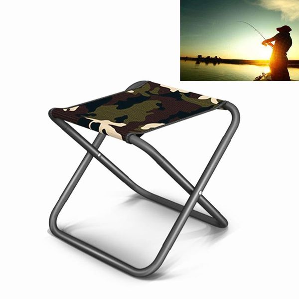 

mini folding chair outdoor fishing stool travel camping bench with storage bag accessories