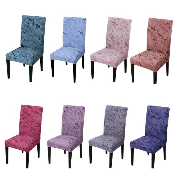 

high back fabric spandex chair covers for dining room chairs decoration wedding kitchen 7 colours