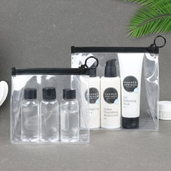 

travel transparent cosmetic women clear bag makeup beauty case make up organizer storage bath toiletry wash pouch