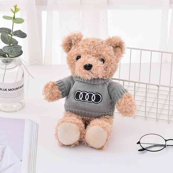 

cute teddy children's plush toy sweater bear doll car gift order