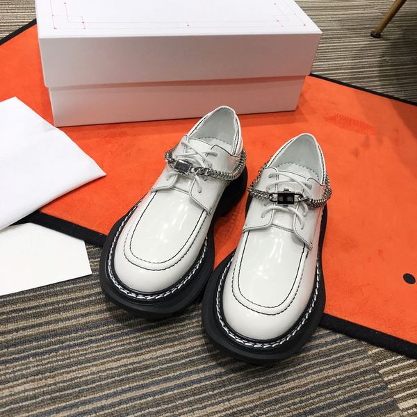 

2021 ms. casual shoes fashion leather round head teacher elegant code luxury designers 35-40 aaodc6377 lettaa, Black