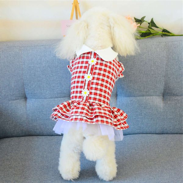

dog skirt spring and summer thin pet clothes small dog teddy cat