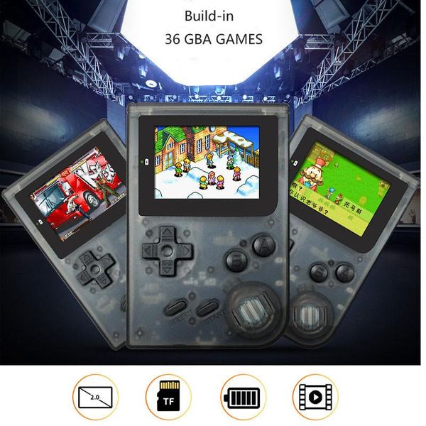 

classic game console 32 bit portable mini handheld players built-in 36 for games gift kids