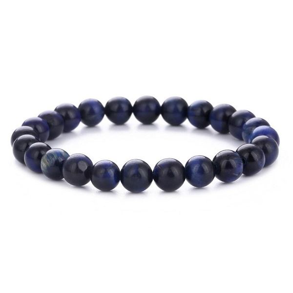 

charm bracelets retro temperament stone national style men and women blue tiger eye domineering bracelet, Golden;silver