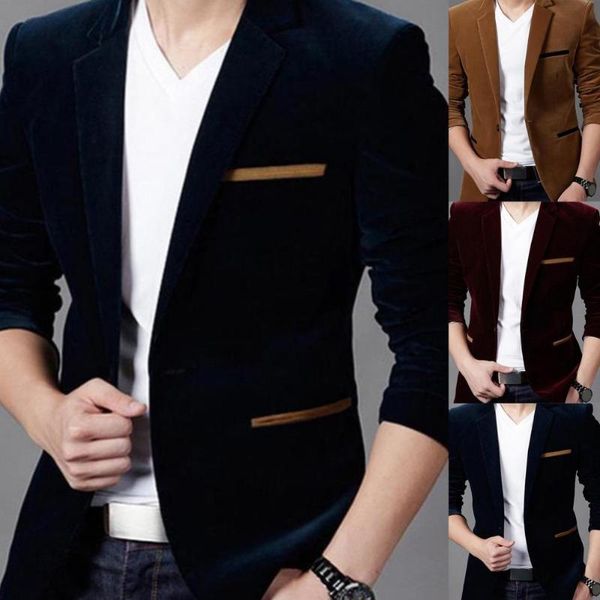 

men's suits & blazers business suit velvet classic version lapel collar men cloth for company, White;black