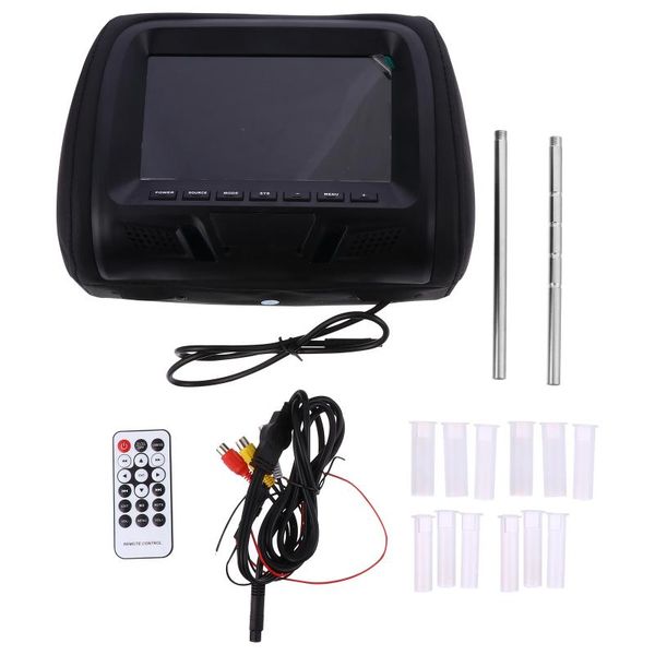 

car video cr headrest monitor mp4 mp5 player 1 pc display screen 7-inch for auto
