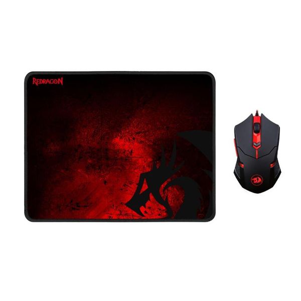 

keyboard mouse combos redragon m601-ba 3200 dpi wired gaming and plus large size mousepad combo