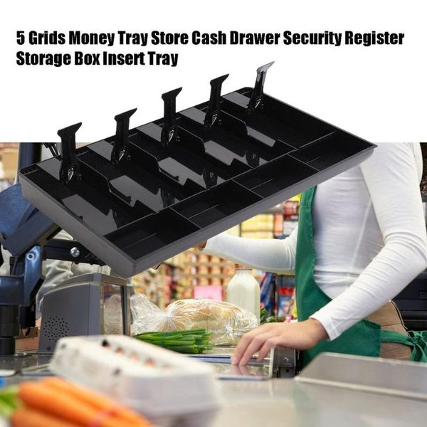 

storage drawers 404x245x360mm money cash coin register insert tray replacement cashier drawer box classify store
