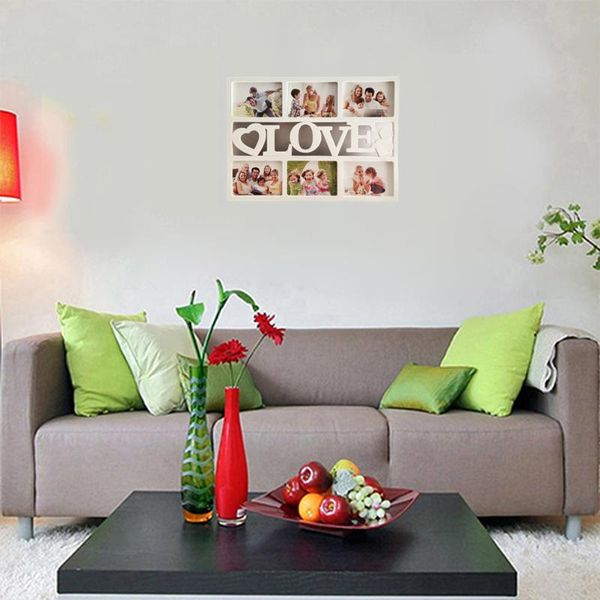 

frames collage picture frame love po displays six 6 inch pictures