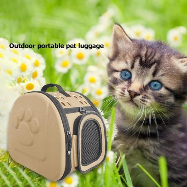 

practical breathable no space occupied light weight evc pet carrier bag portable outdoor foldable cat puppy carrying dog car seat covers