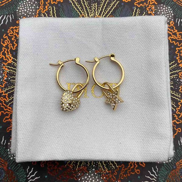 

star love asymmetric earrings female fashion exclusive jewelry sale, Silver