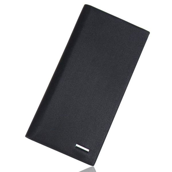 

men's wallet long 2021 new ultra-thin card bag all-in-one net red wallet fashion retro simplicity, Red;black