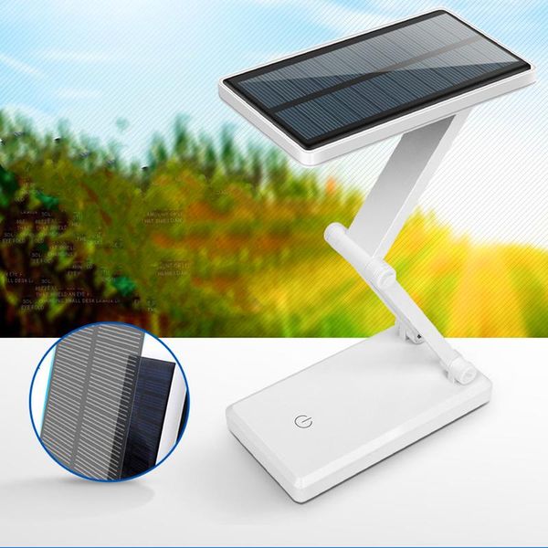 

table lamps solar rechargeable dual-purpose lamp led eye protection learning usb foldable night light student gift drop