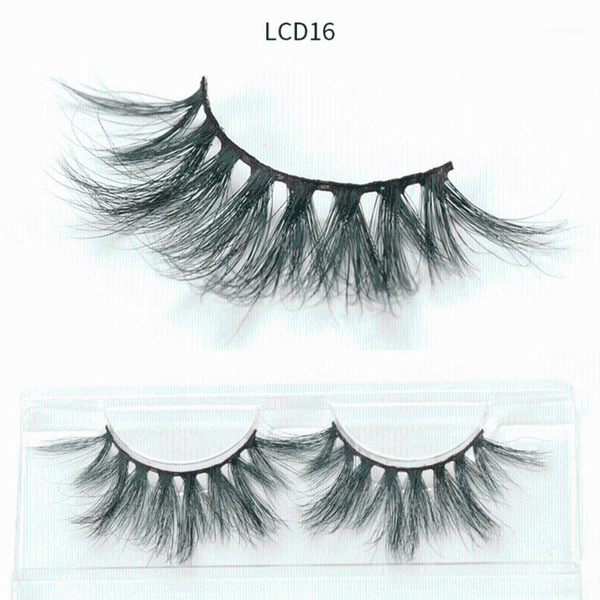 

25mm mink lashes colorful full strip make up wholesale 10 pairs false eyelashes 5d beauty eyelash extension1