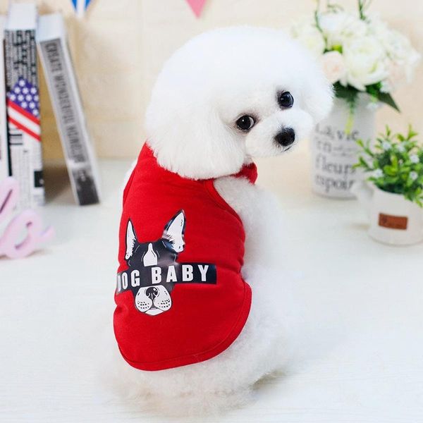 

dog apparel japanese and korean style lettered vest clothes summer thin section puppy small dogs feet clothing