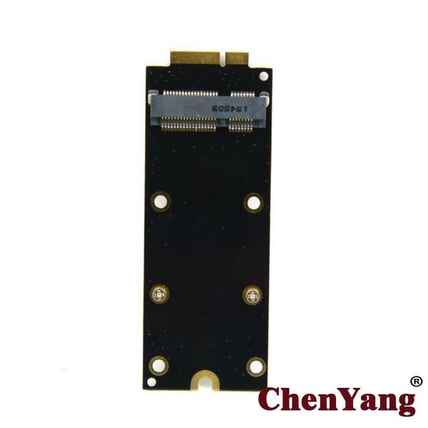 

video cables & connectors chenyang 2012 book pro retina i a1398 mc975 mc976 17+7pin ssd to msata convertor card adapter high quality