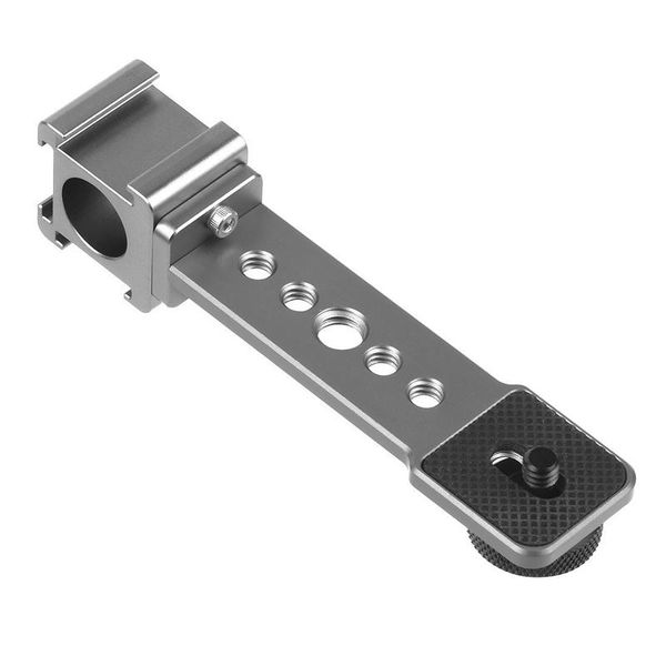 

triple cold shoe mounts mic light extension bracket for feiyu dji 2 lighting & studio accessories