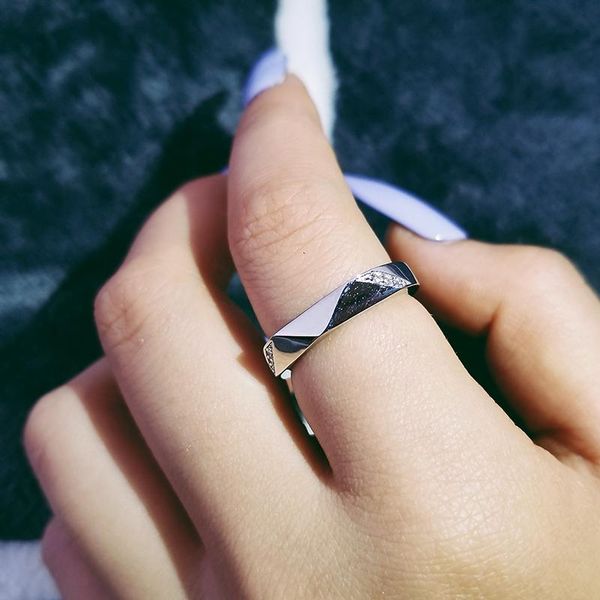 

moonso band men rings for wedding engagement promise love finger male jewelry wholesale r4440 cluster, Golden;silver