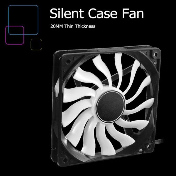 

120mm 4pin 3pin ultra-thin silent computer case fan power d-type deskcooling cpu radiator pc chassis cooler 12v fans & coolings