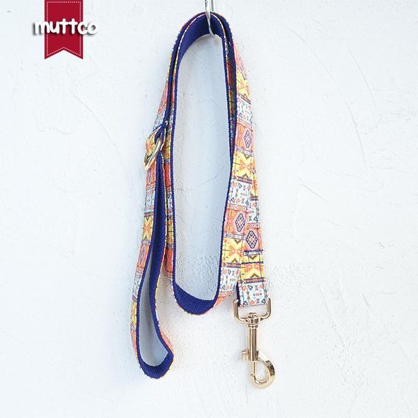 

dog collars & leashes muttco retailing handmade time-proof collar the blue bohemian creative ethnic style 5 sizes udc054j