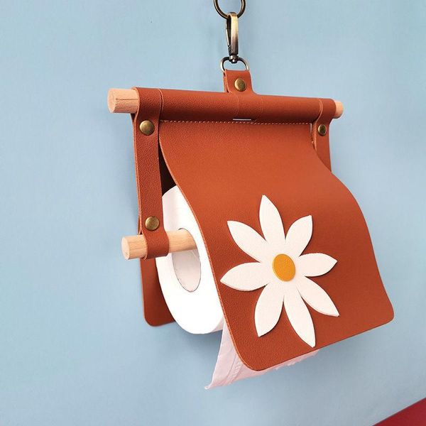 

toilet paper holders leather tissue holder wall-mounted hand towel box on the wall roll nordic style creative furniture supplies