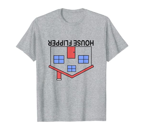 

house flipper t-shirt, White;black